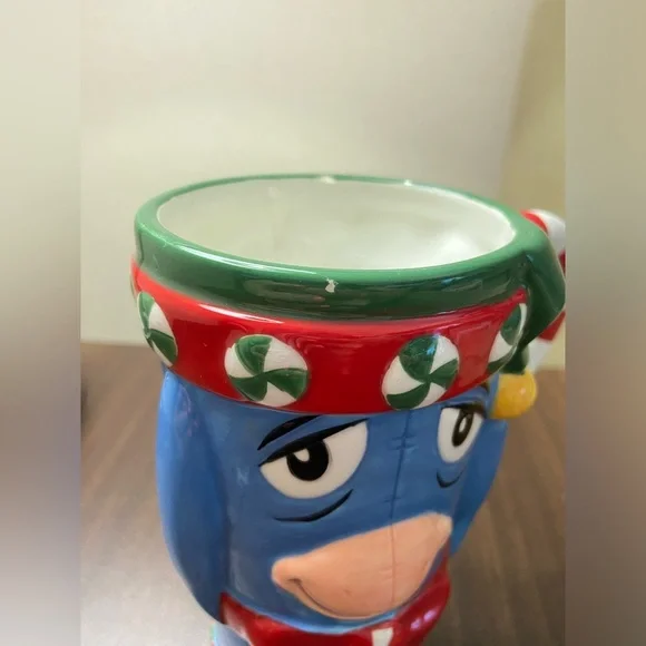❤️4 for $25❤️ Authentic Disney store Eeyore Christmas mug * Winnie‎ the Pooh - Picture 2 of 5